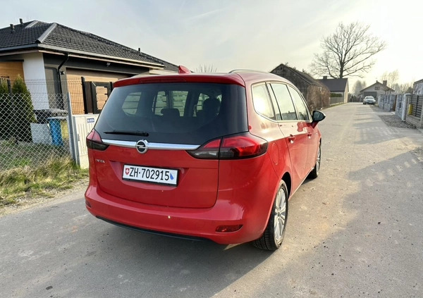 Opel Zafira cena 53800 przebieg: 66400, rok produkcji 2017 z Siedlce małe 704